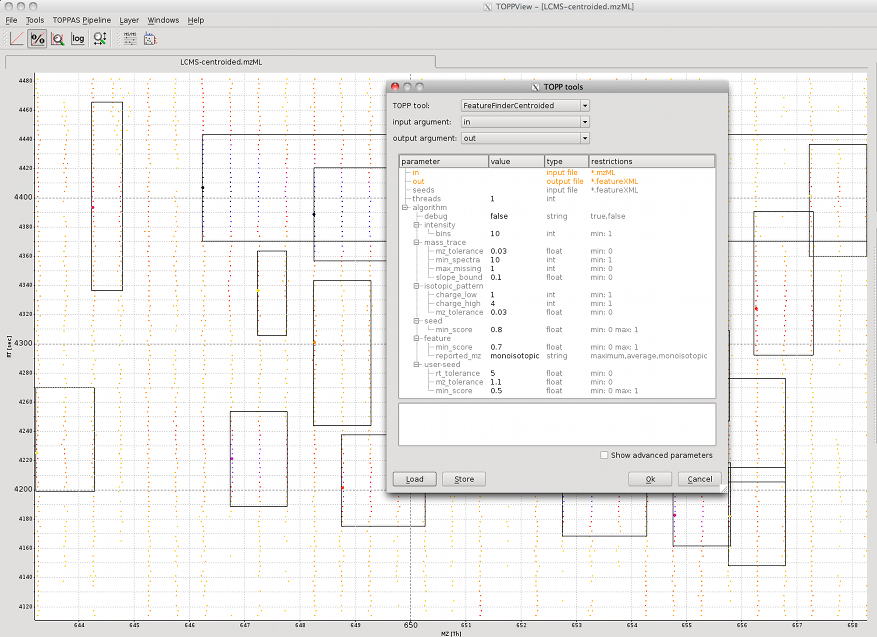 TOPPView Tools FF_Centrioided